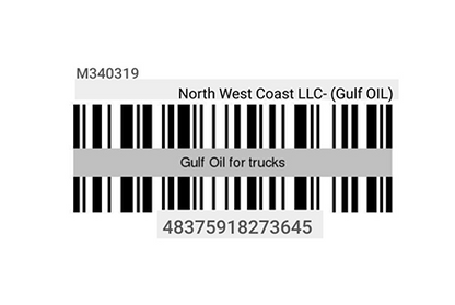 Barcode registration fees on the global database